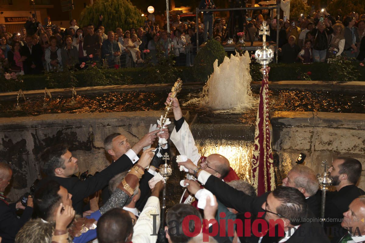 Fiestas de Caravaca: procesión del Baño (procesión, parlamento y baño de la Cruz)
