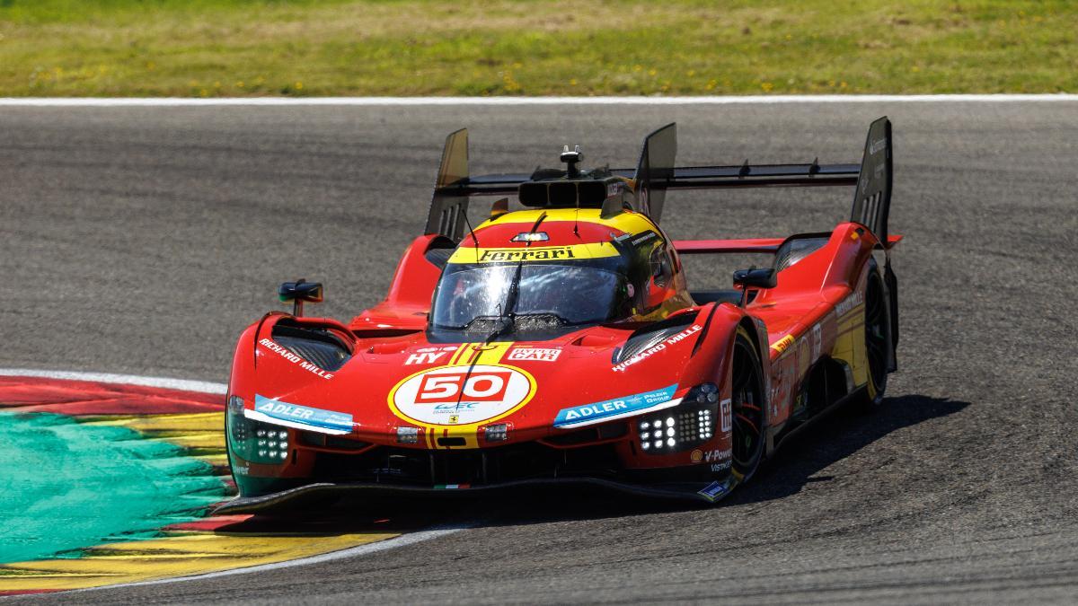 Molina comparte el volante del Ferrari #50 en el Mundial de Resistencia