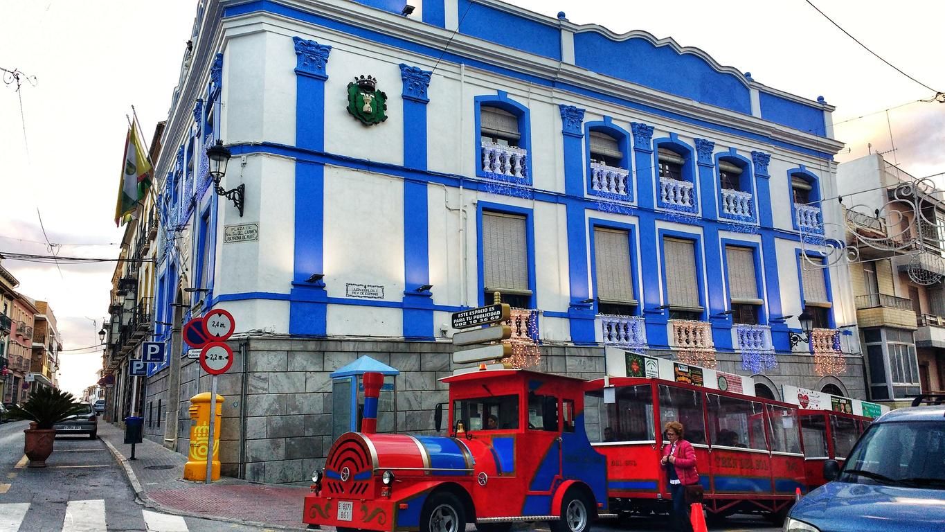 Tren navideño en Rute, Córdoba