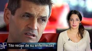 La recaiguda de Tito Vilanova en la seva malaltia, a ’El informativo’.
