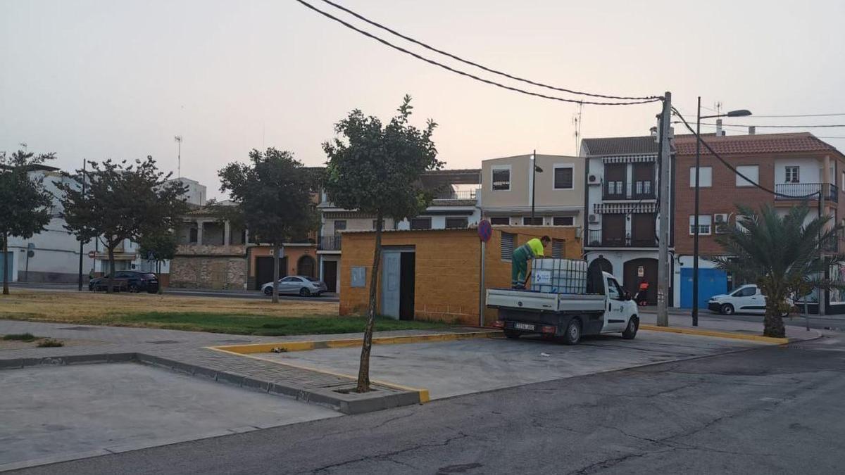 Trabajos de Egemasa en Puente Genil.