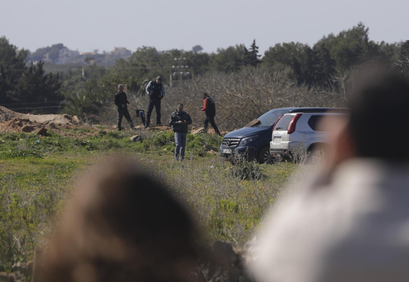 FOTOS: Buscan los restos de Malén Ortiz, la niña desaparecida en Mallorca hace nueve años, en un terreno de Calvià