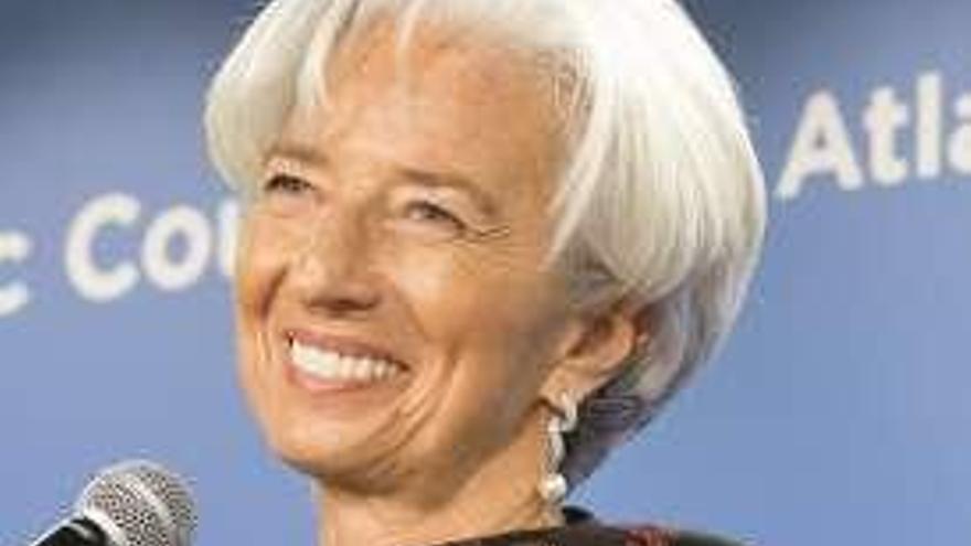 Chrtistine Lagarde, directora gerente del FMI.