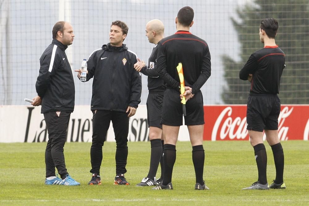 Entrenamiento del Sporting