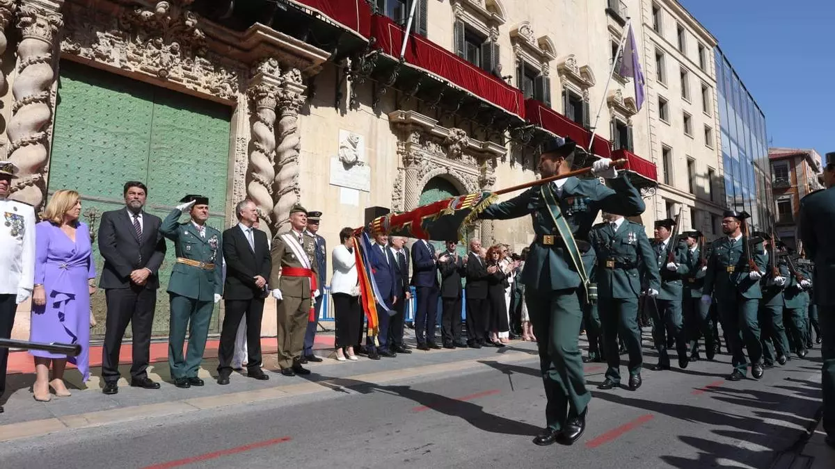 El jefe de la Guardia Civil de Alicante en el día de su patrona:  "La violencia de género es una lacra que no cesa”