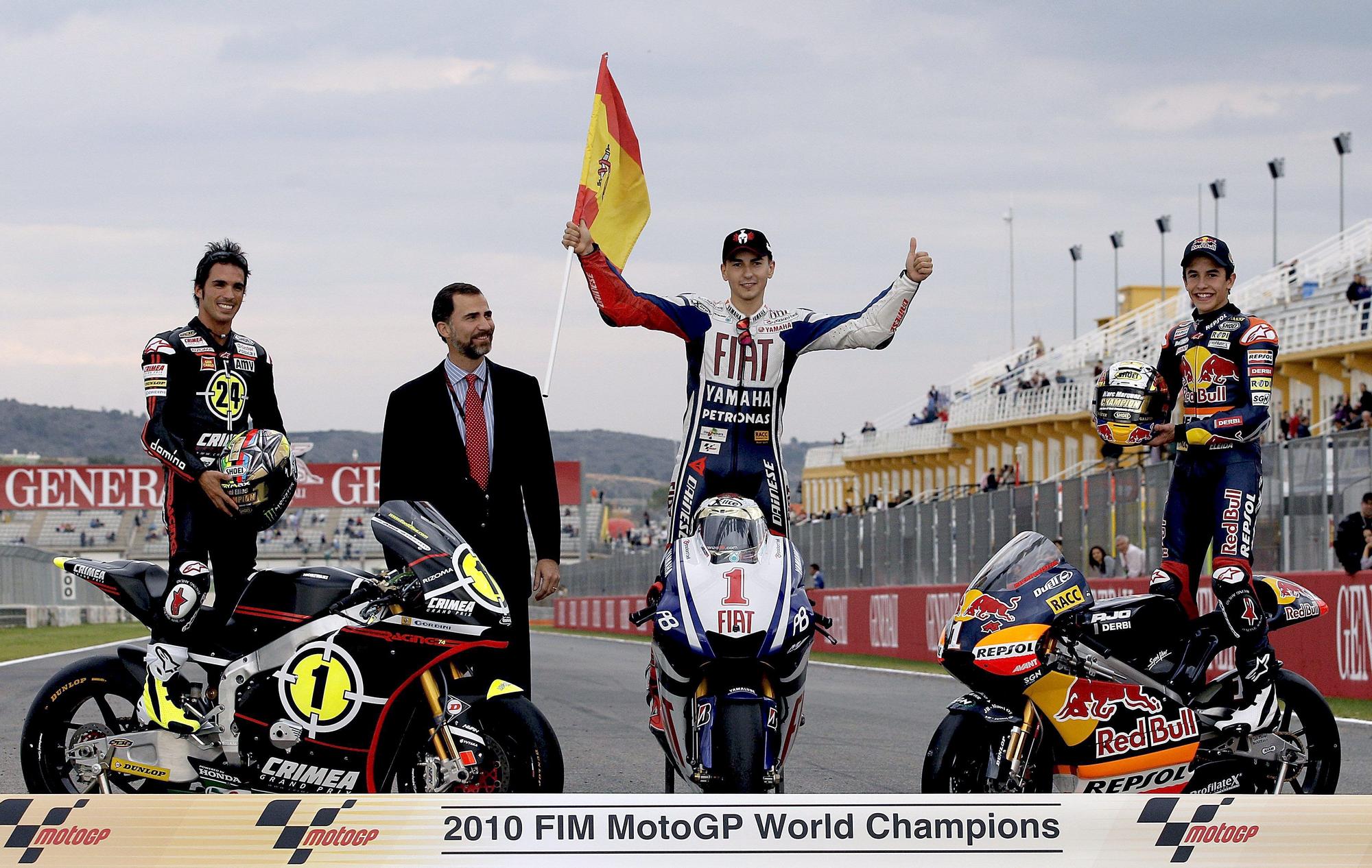 Campeones del mundo en el Gran Premio de la Comunitat Valenciana a lo largo de su historia