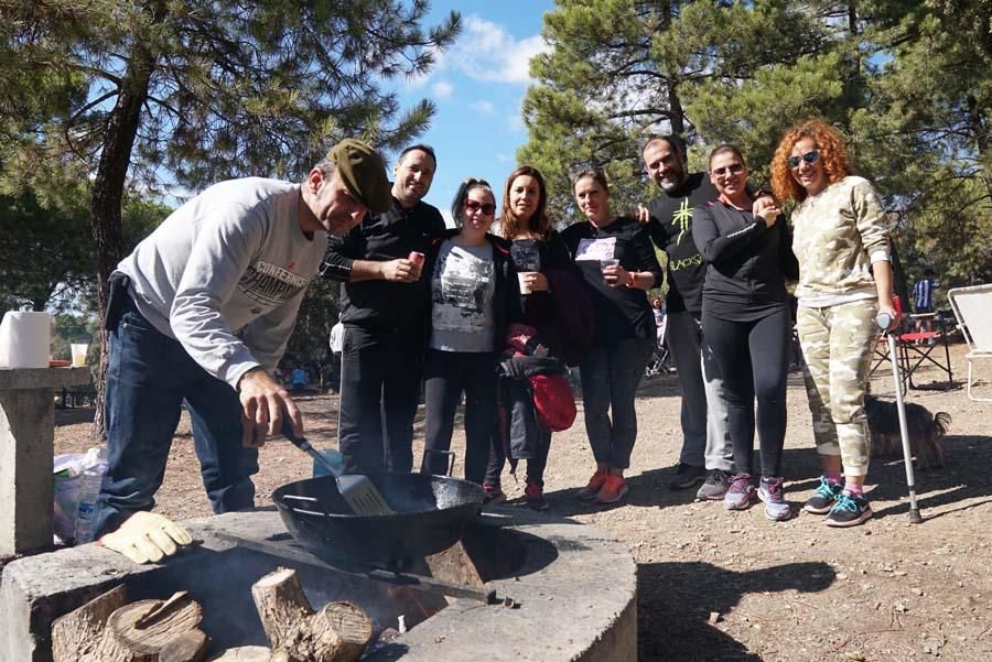 De perol por San Rafael, en Los Villares y El Arenal