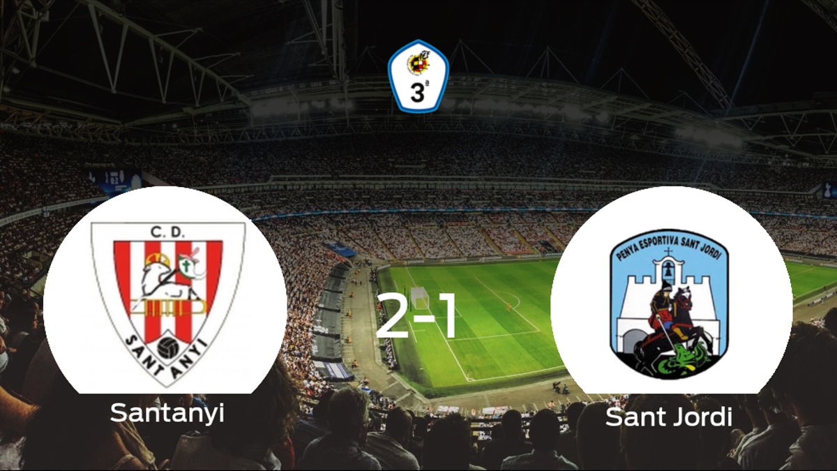 El Santanyi consigue la victoria en casa frente al PE Sant Jordi (2-1)