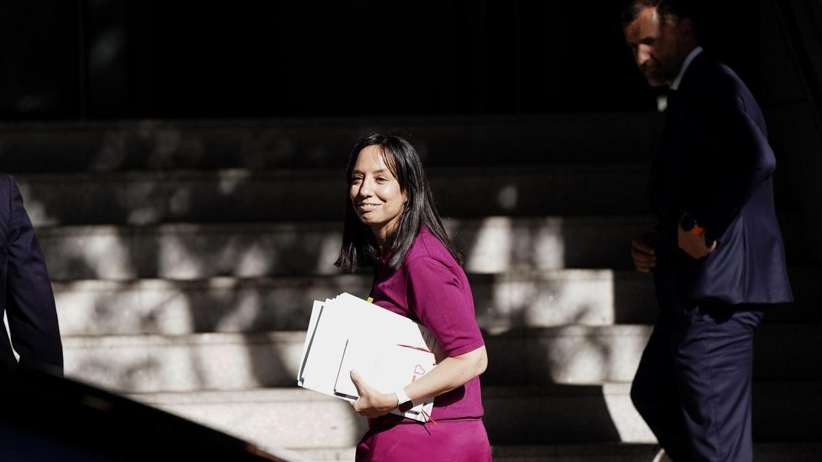 Mercedes González, directora general de la Guardia Civil, en la Audiencia Nacional.