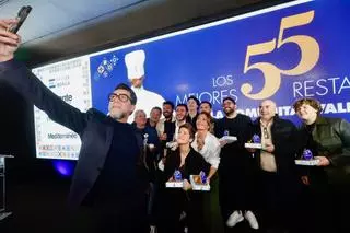 El mundo de la gastronomía se reúne en la gala de Los 55 mejores restaurantes de la Comunitat Valenciana