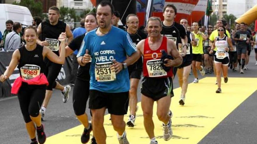 A correr en el Medio Maratón