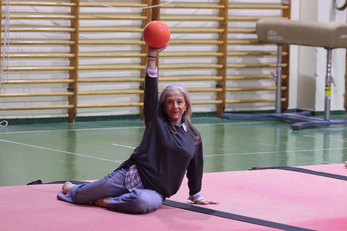 Marta Bobo, en la facultad de Ciencias del Deporte de A Coruña