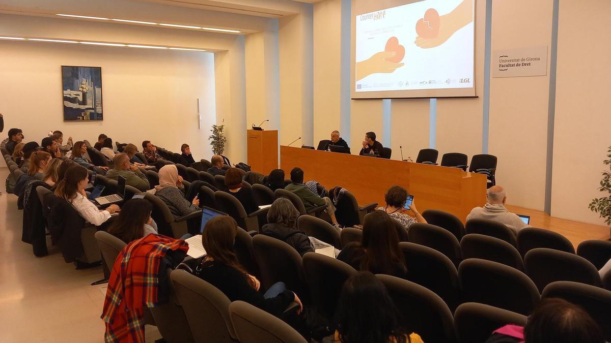 Una imatge de la sessió que s'ha fet a la UdG Cedida Universitat de Girona