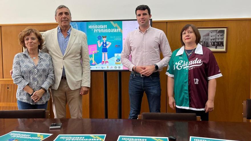 A Estrada, sede de las finales del Campeonato de Minibasket