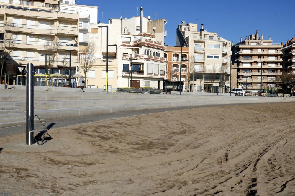 El passeig Rius i Calvet de Sant Feliu de Guíxols s'obre al públic