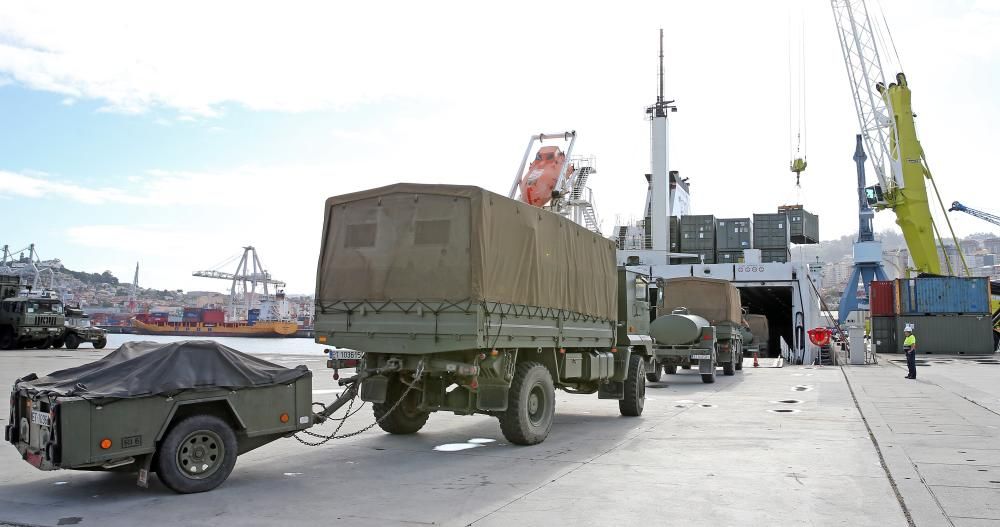 Desfile de acorazados desde Vigo rumbo al Báltico