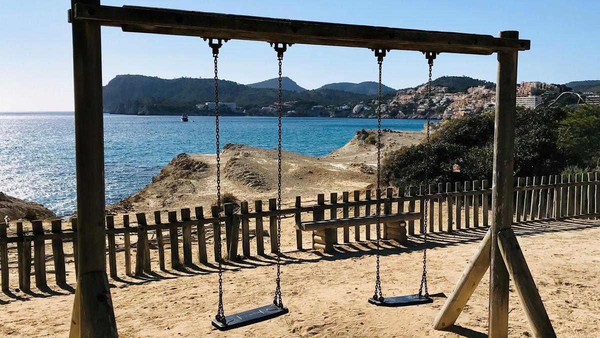 Spielplatz am Strand La Romana (Peguera)