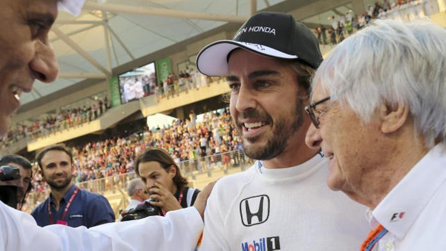 Alonso y Ecclestone