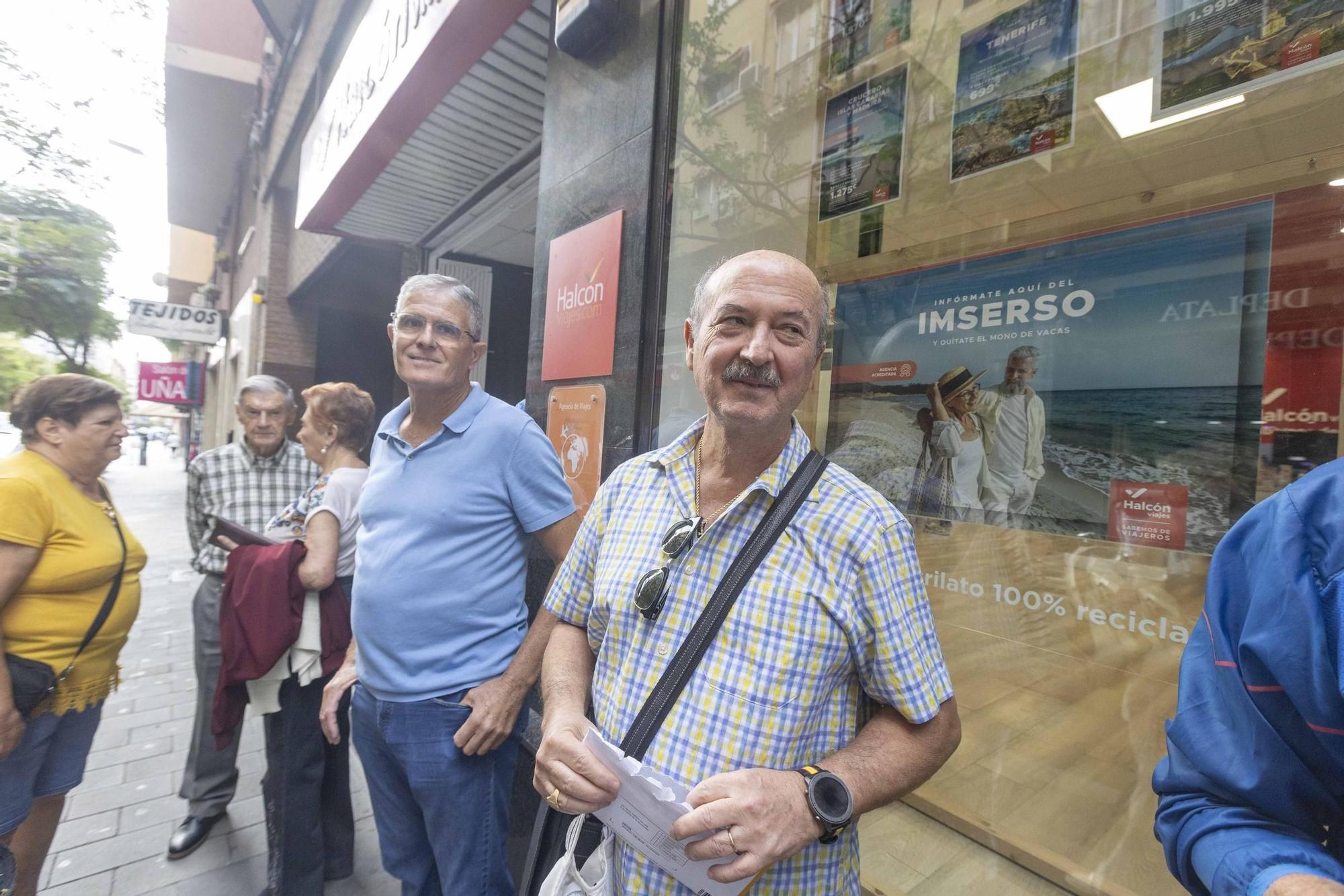 Las colas del Imserso en Alicante