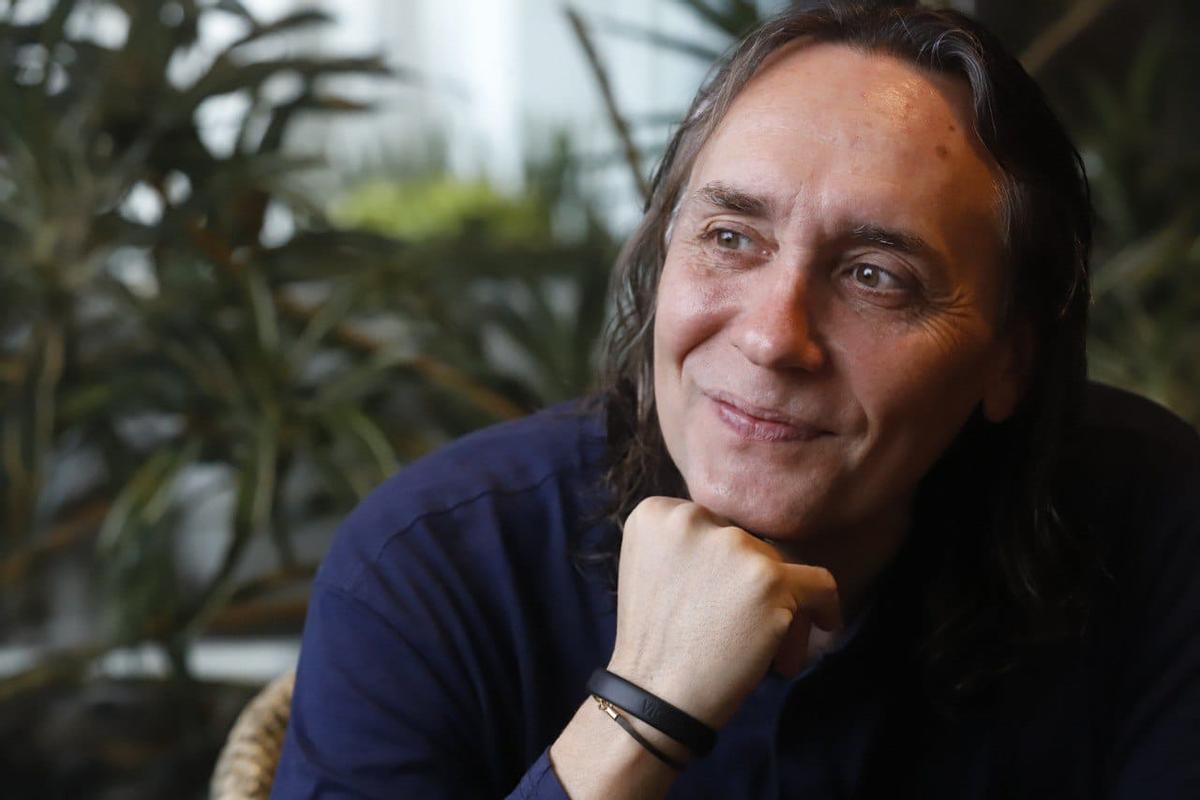 Vicente Amigo, durante la entrevista.