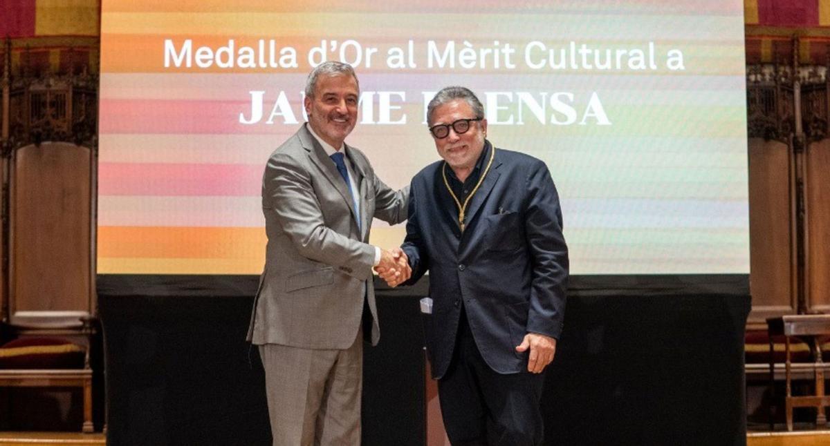 Plensa rep la Medalla d’Or al Mèrit Cultural Plensa rep la Medalla d’Or al Mèrit Cultural