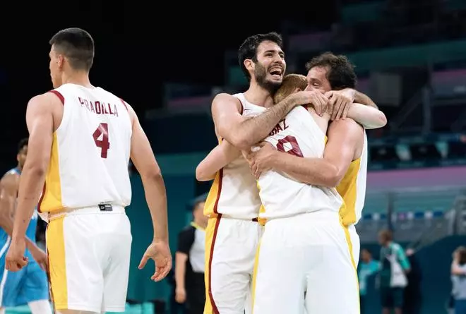 Baloncesto en los Juegos Olímpicos: España - Grecia, en imágenes