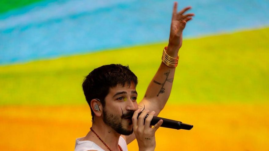 Concert by Residente and Camilo at the Granca Live Fest