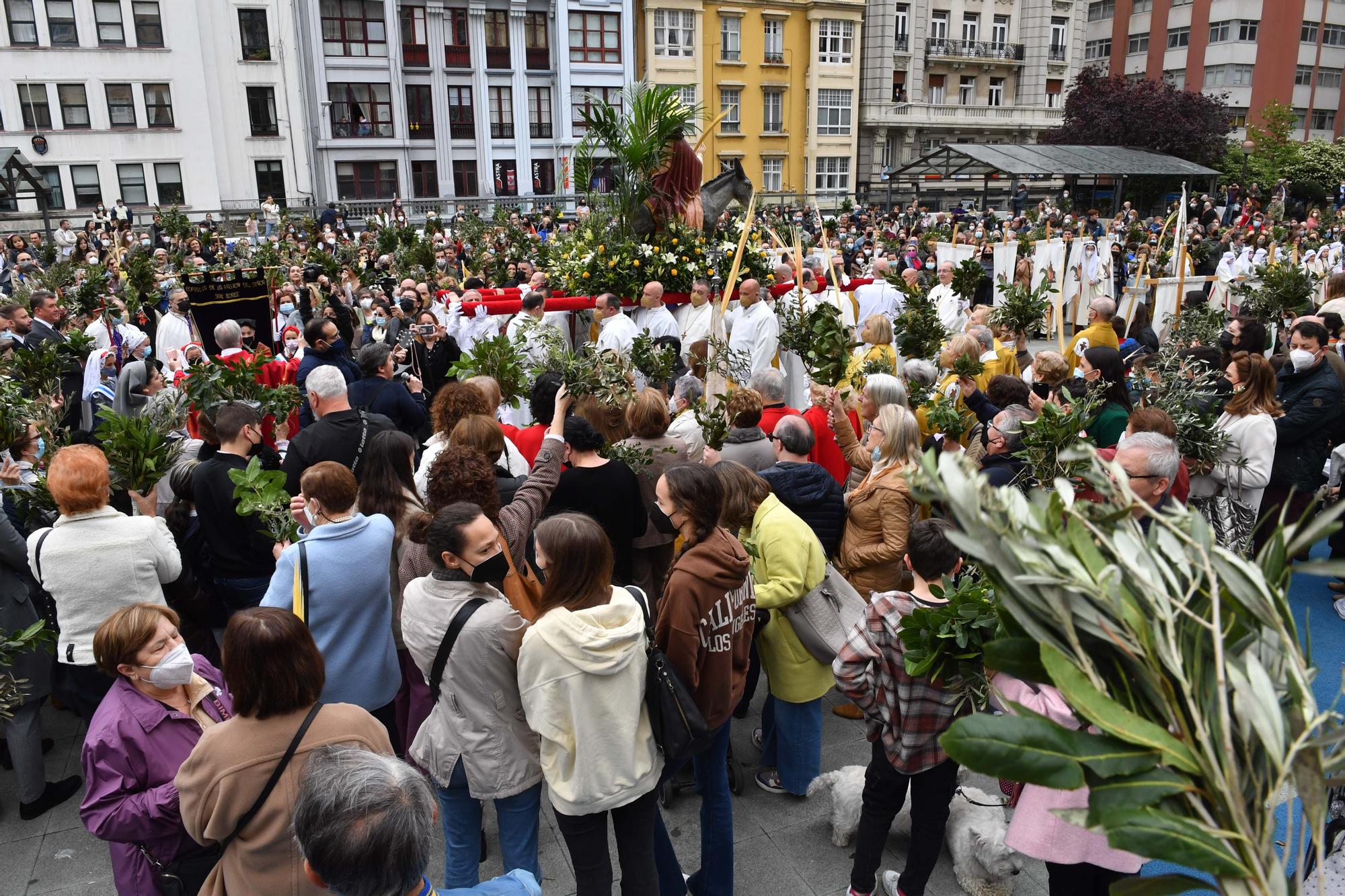 La procesión de la borriquilla en A Coruña