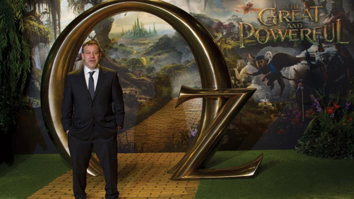 El director Sam Raimi, en el estreno europeo de 'Oz, un mundo de fantasía', el pasado mes de febrero, en Londres.