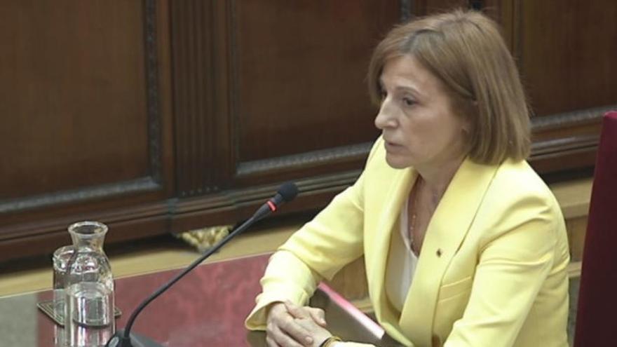 Forcadell: «Vaig plorar en veure violència al carrer, no amb la sentència del judici»