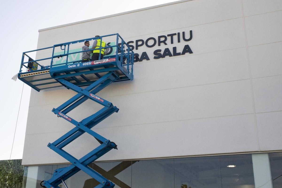 Visita a las obras terminadas del nuevo pabellón Pilar Lariba Sala