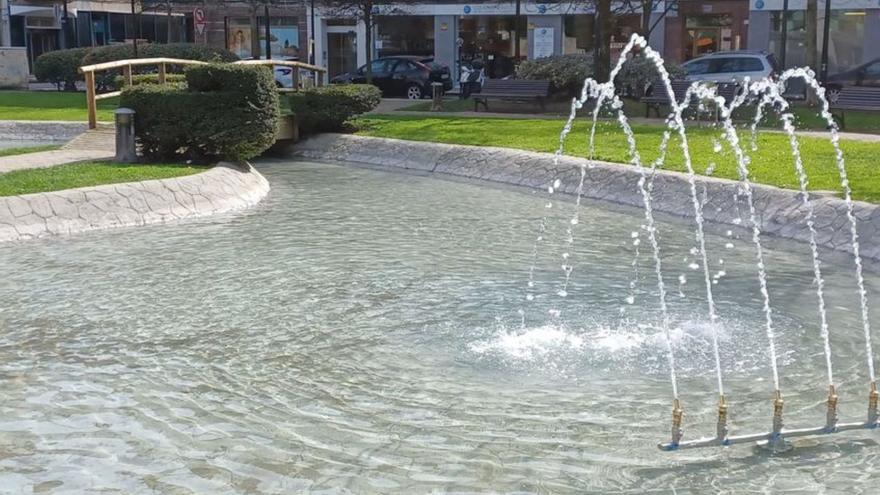 La fuente del parque de Zarracina.