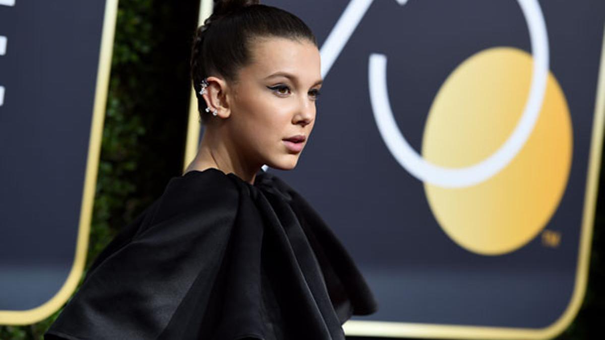 Globos de Oro 2018: el peinado con trenzas de Millie Bobby Brown