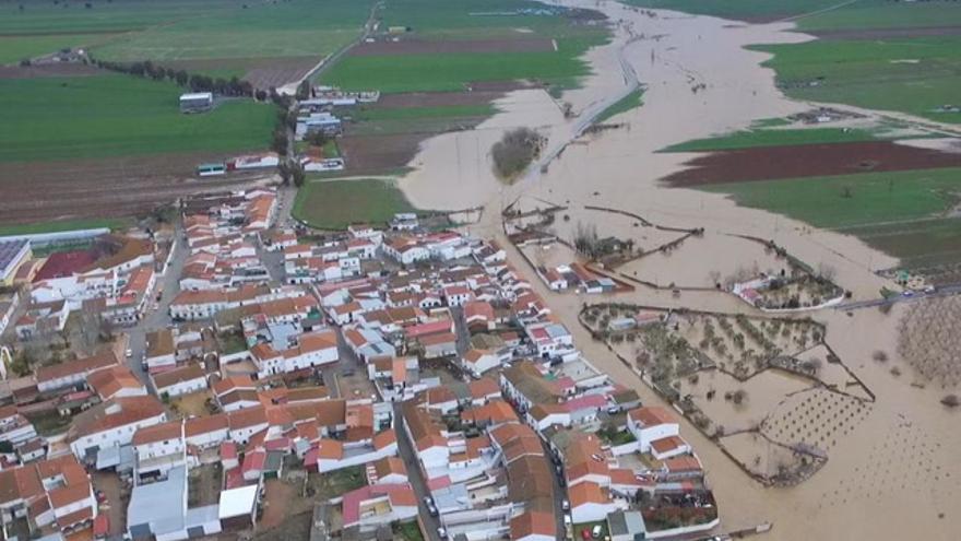 Inundación en La Granjuela