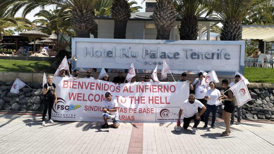 Huelga de hostelería en Tenerife