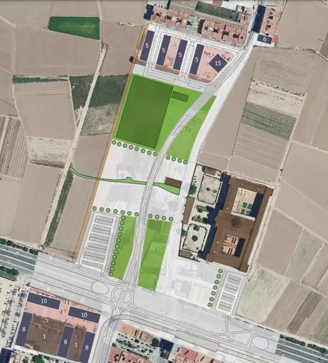 El plan de San Miguel concentra la edificabilidad en torres de ocho, diez y 15 alturas