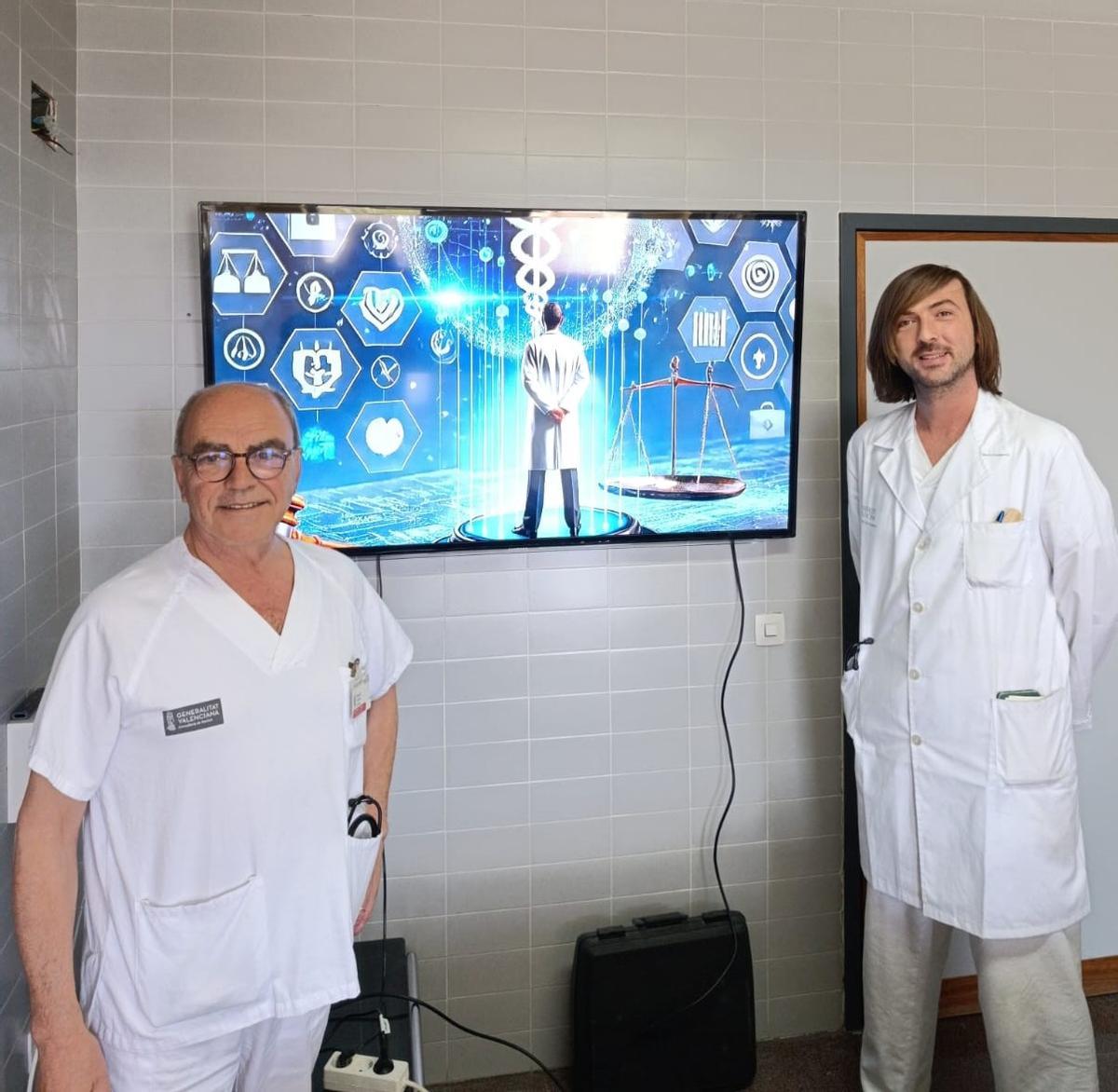 Los doctores Eusebi Chiner e Ignacio Boira