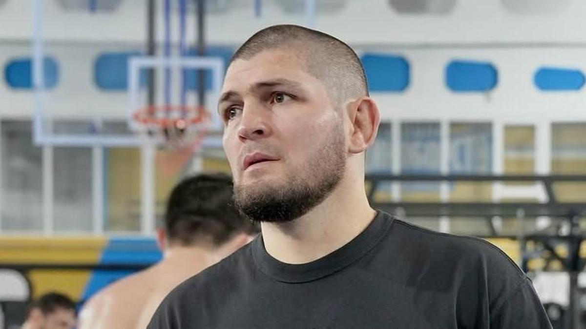 Khabib, en uno de sus gimnasios en Daguestán