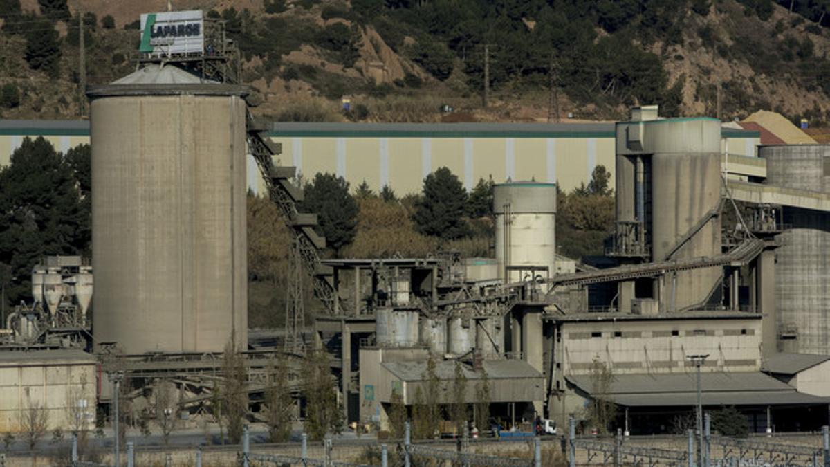 Las instalaciones de la planta cementera Lafarge