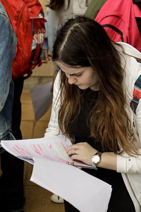 EBAU 2019 en Asturias: primer día de exámenes de selectividad en Gijón