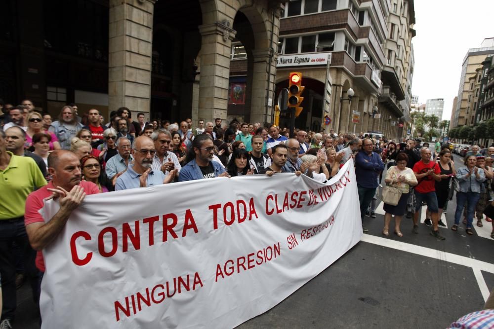 Concentración en Gijón