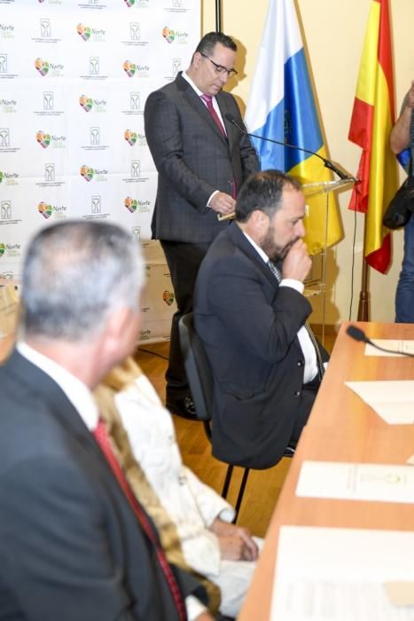 Toma de posesión del nuevo presidente de la Mancomunidad del Norte de Gran Canaria