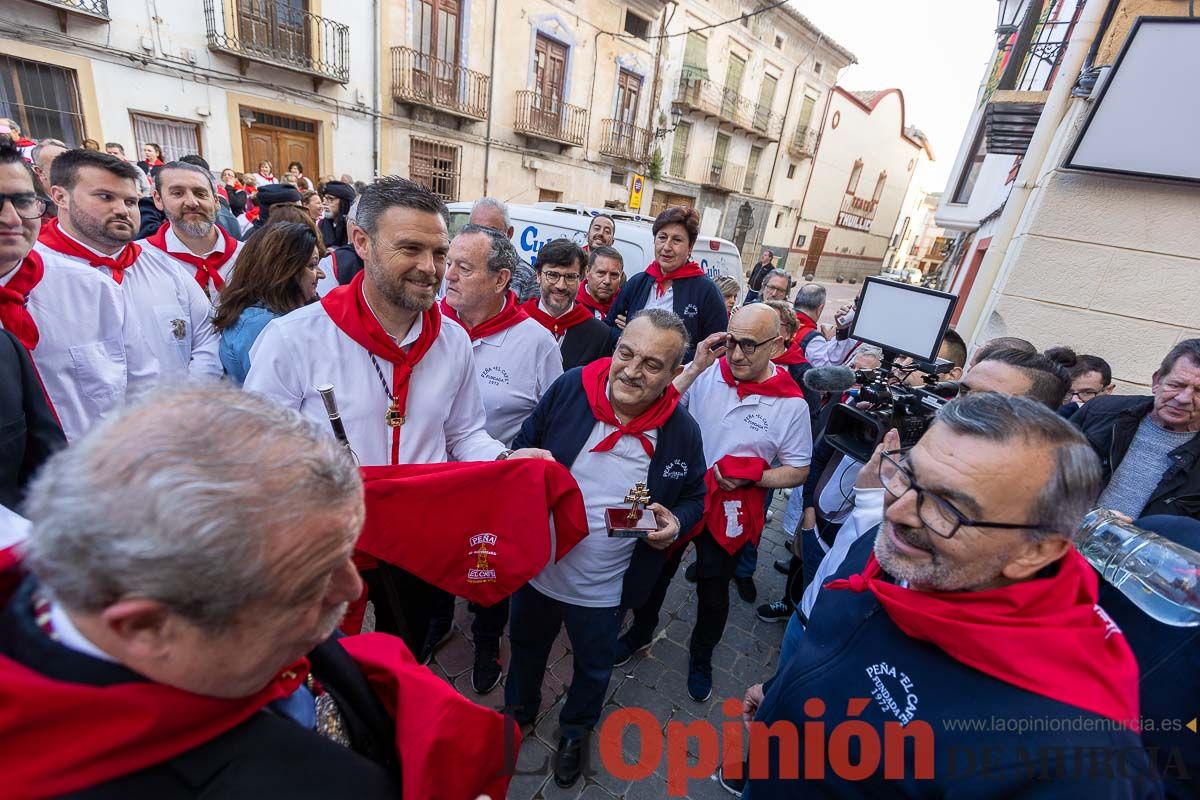 Recorrido Caballos del Vino día dos de mayo en Caravaca