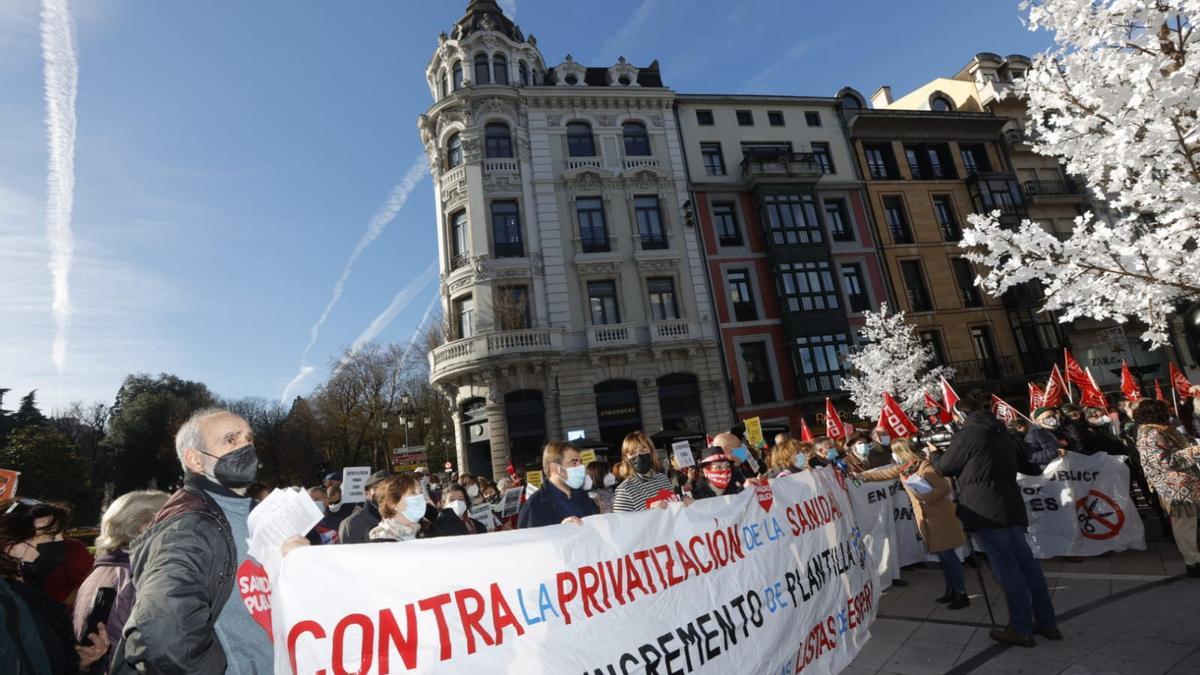 Manifestación en Oviedo por una sanidad digna