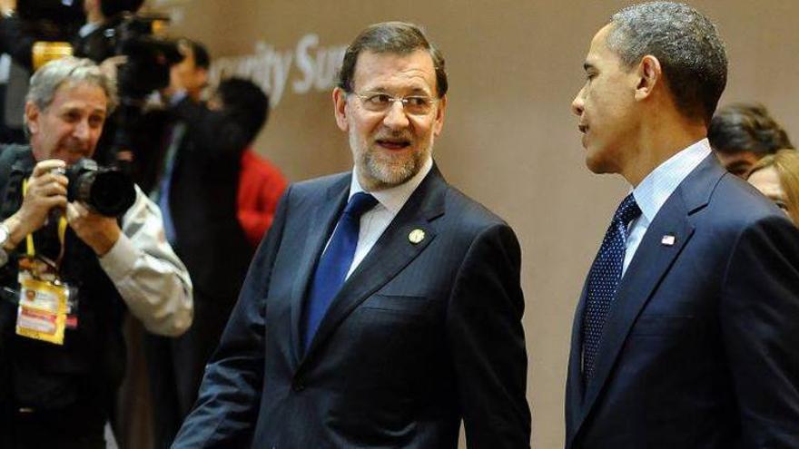 Rajoy busca espaldarazo de Obama e inversores de EEUU a la economía española
