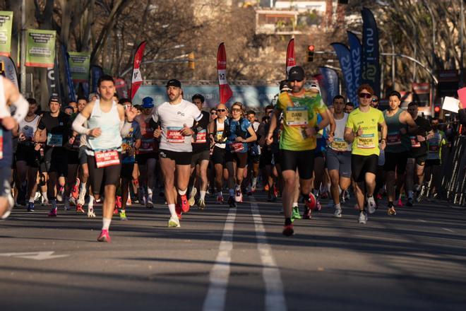 La kenyana Chemnung guanya i bat el rècord femení de la Mitja Marató de Barcelona