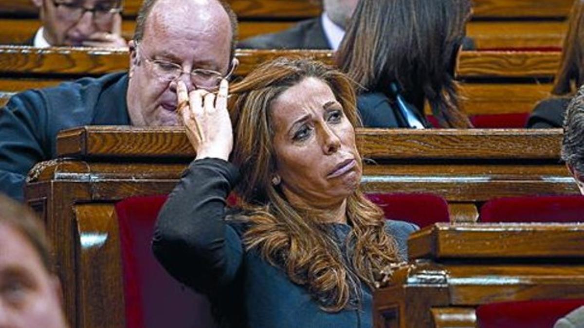Alicia Sánchez-Camacho, el miércoles, en el Parlament.