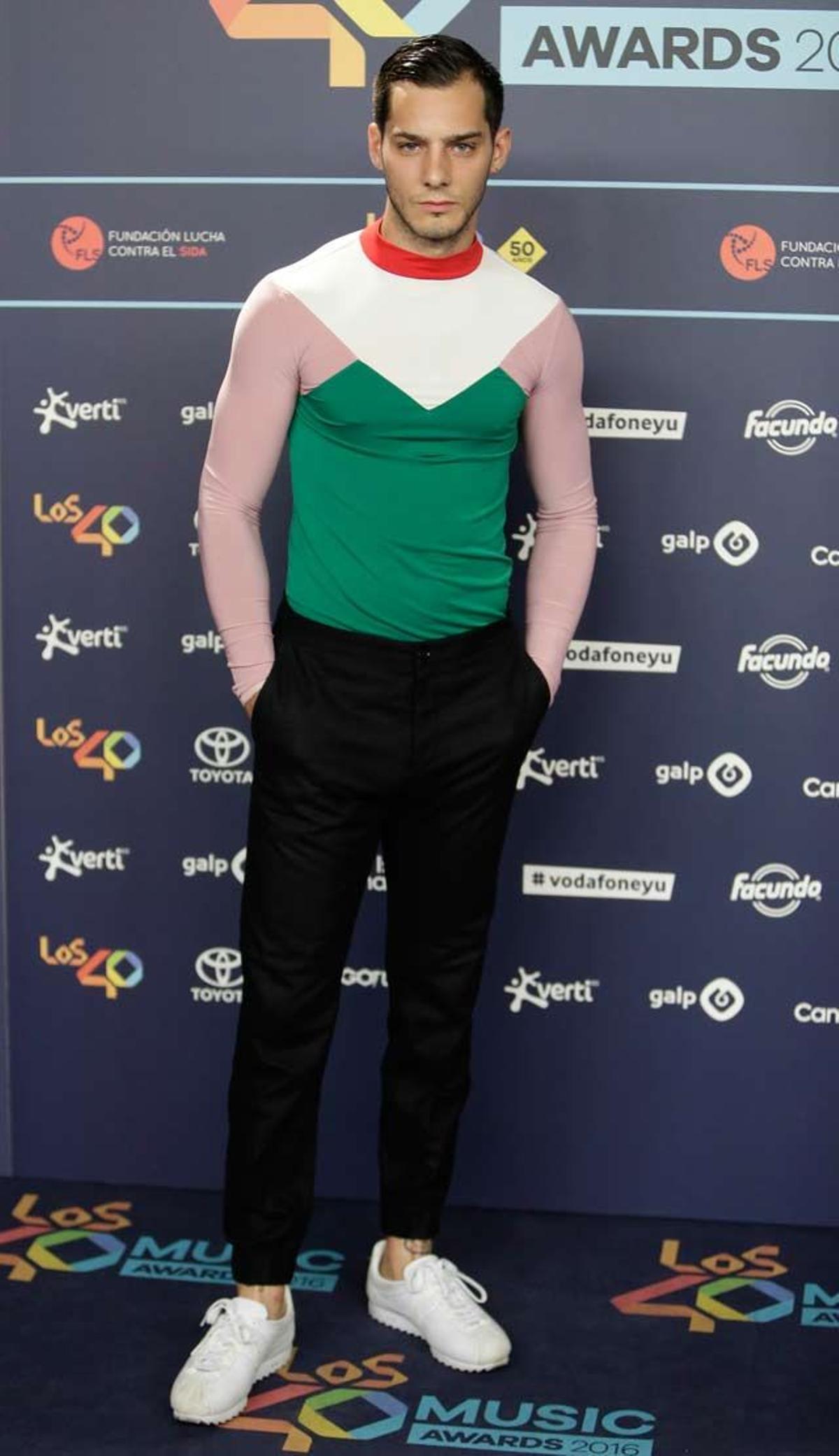 Joel Bosqued en la cena de los 40 Music Awards