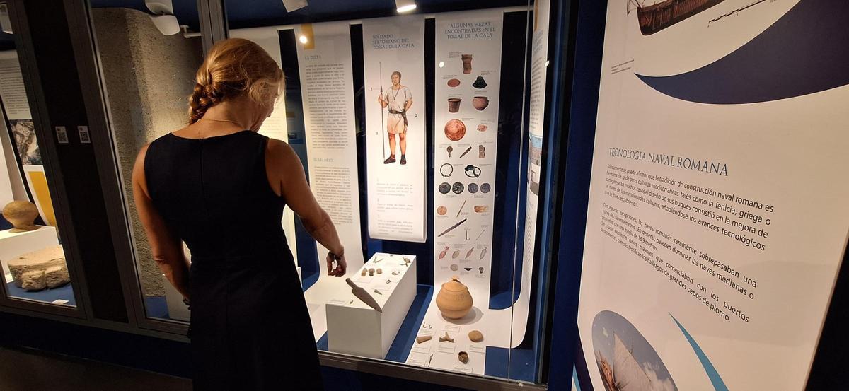 Parte de los objetos expuestos en el museo de Benidorm.