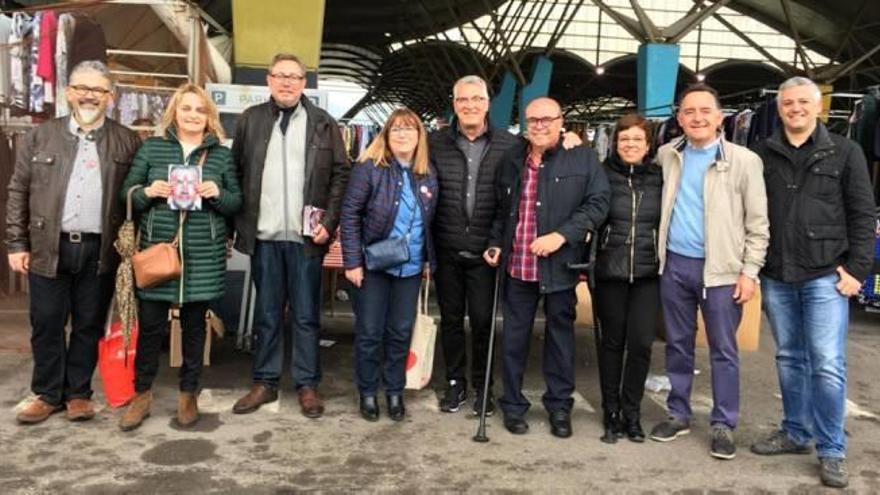 Candidatos  del PSPV en  el Mercado